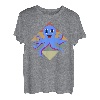 Octopus Artwork Meerestiere Kawaii Fisch T-Shirt