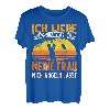 Herren Ich Liebe es wenn meine Frau mich Angeln lässt Angler T-Shirt