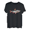 Rotauge Und Rotfeder Friedfisch Zeichnung T-Shirt
