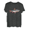 Rotauge Und Rotfeder Friedfisch Zeichnung T-Shirt
