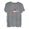 Rotauge Und Rotfeder Friedfisch Zeichnung T-Shirt