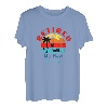 Ruhestand, Sonnenuntergang, Strandszene, Boote und Palmen - neues Büro T-Shirt