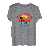 Ruhestand, Sonnenuntergang, Strandszene, Boote und Palmen - neues Büro T-Shirt