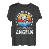 Angler Fischer Spruch lustig Männer Barsch angeln angel T-Shirt