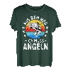 Angler Fischer Spruch lustig Männer Barsch angeln angel T-Shirt