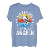 Angler Fischer Spruch lustig Männer Barsch angeln angel T-Shirt