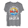 Angler Fischer Spruch lustig Männer Barsch angeln angel T-Shirt