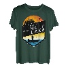 Ich würde lieber am Jungle Lake Wisconsin bei Sonnenuntergang angeln T-Shirt