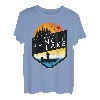 Ich würde lieber am Jungle Lake Wisconsin bei Sonnenuntergang angeln T-Shirt