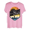 Ich würde lieber am Jungle Lake Wisconsin bei Sonnenuntergang angeln T-Shirt