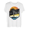 Ich würde lieber am Jungle Lake Wisconsin bei Sonnenuntergang angeln T-Shirt