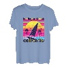 Huntington Beach Retro 80er Jahre Stil Souvenir Strand T-Shirt