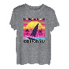 Huntington Beach Retro 80er Jahre Stil Souvenir Strand T-Shirt