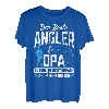 Herren Der Beste Angler & Opa Zu Sein Nicht Einfach Aber Bin Ich T-Shirt