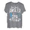 Herren Der Beste Angler & Opa Zu Sein Nicht Einfach Aber Bin Ich T-Shirt