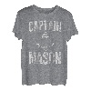 Herren Lustiges personalisiertes Bootsshirt Vorname Captain Mason T-Shirt