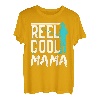 Reel Cool Mama Hobby Fisher Angler Fisch Mama T-Shirt