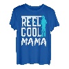 Reel Cool Mama Hobby Fisher Angler Fisch Mama T-Shirt