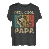 Vatertagsgeschenk lustige Angelrolle Cool Papa T-Shirt