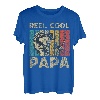 Vatertagsgeschenk lustige Angelrolle Cool Papa T-Shirt