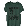 Herren Angelmode: Ich bin ein Experte im Angeln Angler T-Shirt