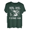 Herren Angelzubehör für den Vatertag, Reel Cool Dad American Flag T-Shirt