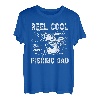 Herren Angelzubehör für den Vatertag, Reel Cool Dad American Flag T-Shirt