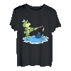 Frosch Hapfox Angeln T-Shirt
