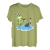 Frosch Hapfox Angeln T-Shirt