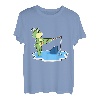 Frosch Hapfox Angeln T-Shirt