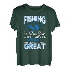 Fischen Lustiger Fischerspruch Fischer Angel Fischer Opa T-Shirt