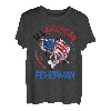USA Fisher Amerikanische Flagge Patriotische 4. Juli Angeln Männer T-Shirt