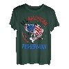 USA Fisher Amerikanische Flagge Patriotische 4. Juli Angeln Männer T-Shirt