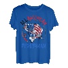 USA Fisher Amerikanische Flagge Patriotische 4. Juli Angeln Männer T-Shirt