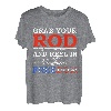 Schnappen Sie sich Ihre Rute und rollen Sie in Freedom Dad Angeln Vatertag T-Shirt