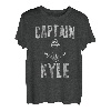Herren Lustiges personalisiertes Bootsshirt mit Vorname Captain Kyle T-Shirt