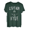 Herren Lustiges personalisiertes Bootsshirt mit Vorname Captain Kyle T-Shirt