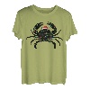 Lustige Krabbe Weihnachtsmannmütze Weihnachten Krabben Angler Weihnachtsgeschenke T-Shirt