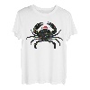 Lustige Krabbe Weihnachtsmannmütze Weihnachten Krabben Angler Weihnachtsgeschenke T-Shirt