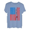 Angeln USA Flagge Fischer T-Shirt