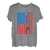 Angeln USA Flagge Fischer T-Shirt