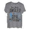 Herren Bester Opa Angeln Angler Anglerfan Fischer Fischen T-Shirt