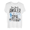 Herren Bester Opa Angeln Angler Anglerfan Fischer Fischen T-Shirt