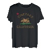 Vineyard California Beach Flag Bear Surf CA Vintage T-Shirt