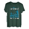 Herren Unterschätze niemals einen alten Mann mit einer Angelrute Dad Angler T-Shirt
