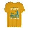 Herren Unterschätze niemals einen alten Mann mit einer Angelrute Dad Angler T-Shirt