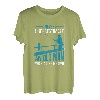 Herren Unterschätze niemals einen alten Mann mit einer Angelrute Dad Angler T-Shirt
