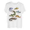 Angler-Fischer-Design mit Fischarten T-Shirt