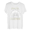 Herren Angler Papa der Mann der Mythos die Angel Legende Vatertag T-Shirt