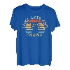 Ich mag Katzen und Angeln T-Shirt